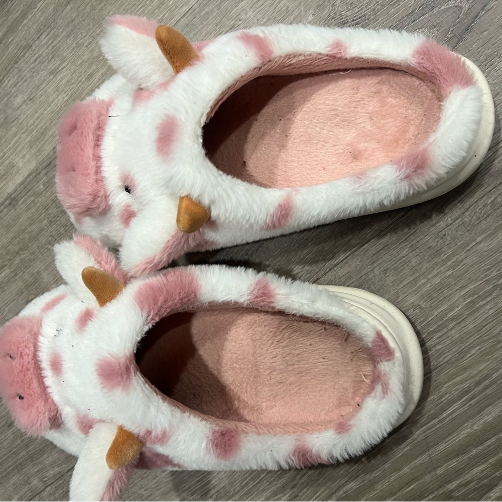 Very worn slippers